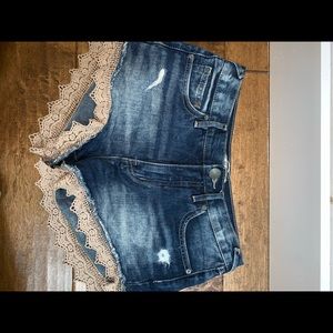 Free People Lace Shorts